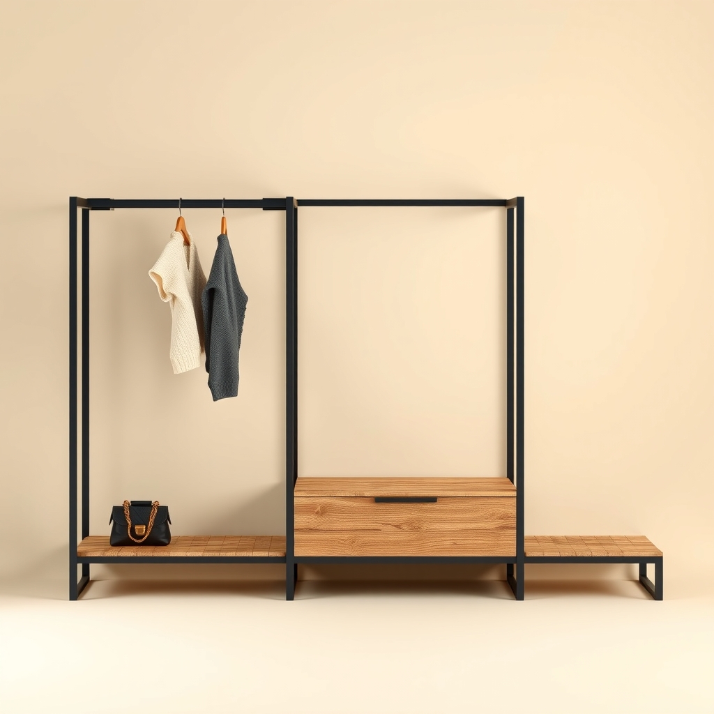Vestidor módulo 3 cuerpos